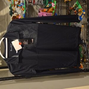 Under Armour Black and Gray Half-Zip Top NWT